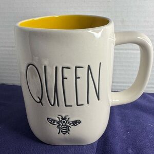 Queen Bee Rae Dunn Ceramic Large Mug